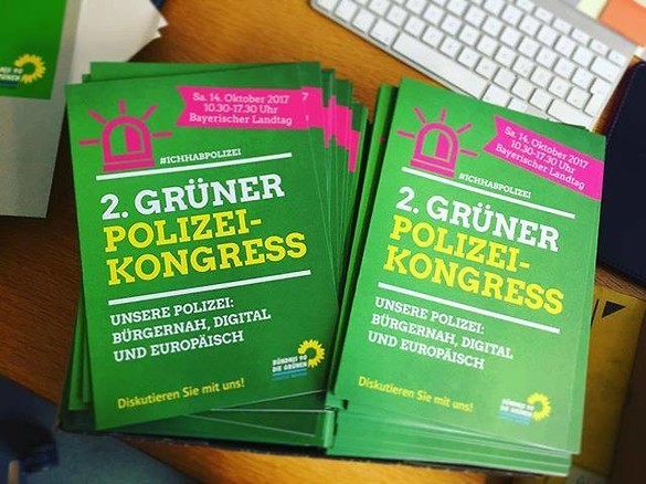 2. Grüner Polizeikongress: "Unsere Polizei: Bürgernah, digital und europäisch"